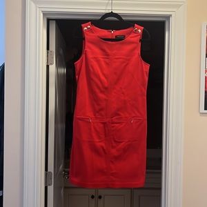 WHBM Red Shift Dress